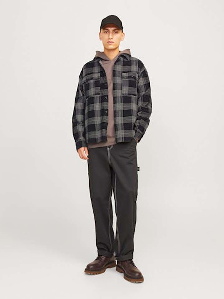 Jack & Jones Hemdjacke in Schwarz günstig kaufen