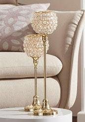 Home affaire Teelichthalter Kristall (Set, 2 St)