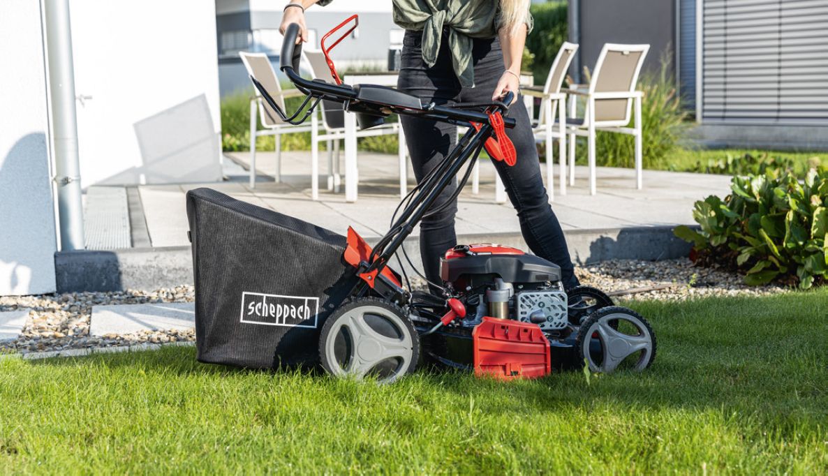 Scheppach 5911247905 Hybrid benzinplæneklipper MS173-51E 173cc 3kW (med batteri)