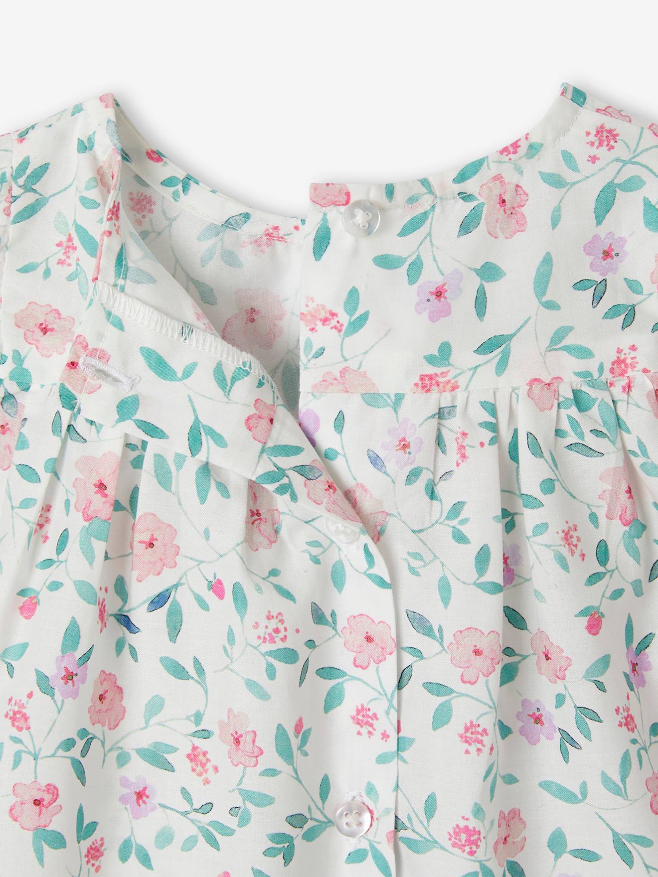 Vertbaudet Mädchen Baby Bluse - wollweiß