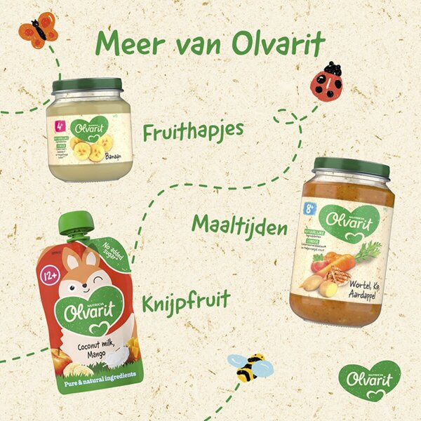 Olvarit 6 M Squeeze Fruit Menu 12 kosov
