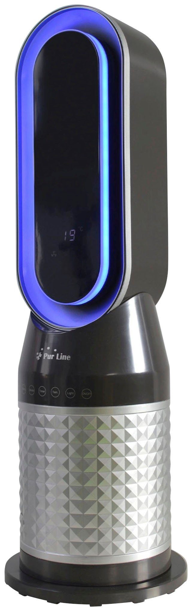 Keramikheizlüfter HOTI T100, 2000 W, einstellbarer Thermostat