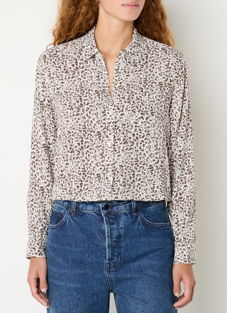 Blusa Josephine da Rails com estampa de leopardo