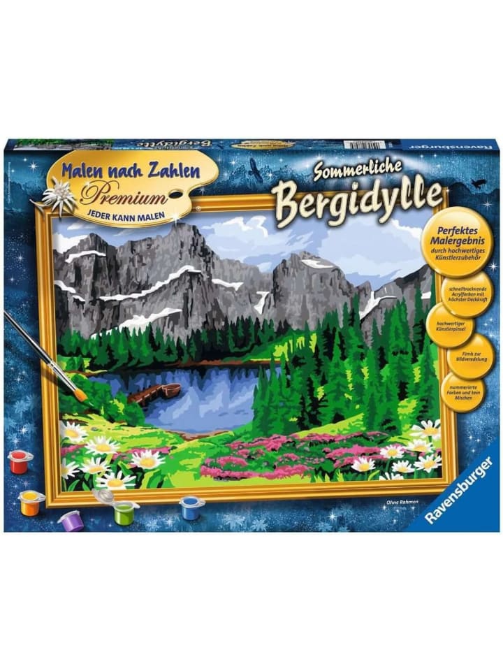 Ravensburger Ravensburger Malen nach Zahlen 28898 - Sommerliche Bergidylle günstig kaufen onesize