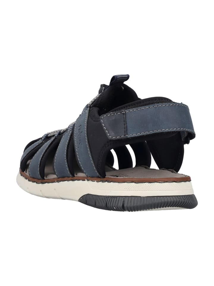 rieker Komfort Sandalen in Blau günstig kaufen