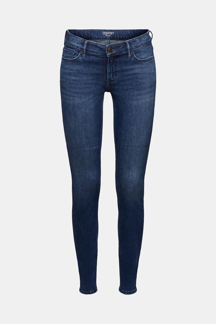 Skinny Jeans mit niedrigem Bund