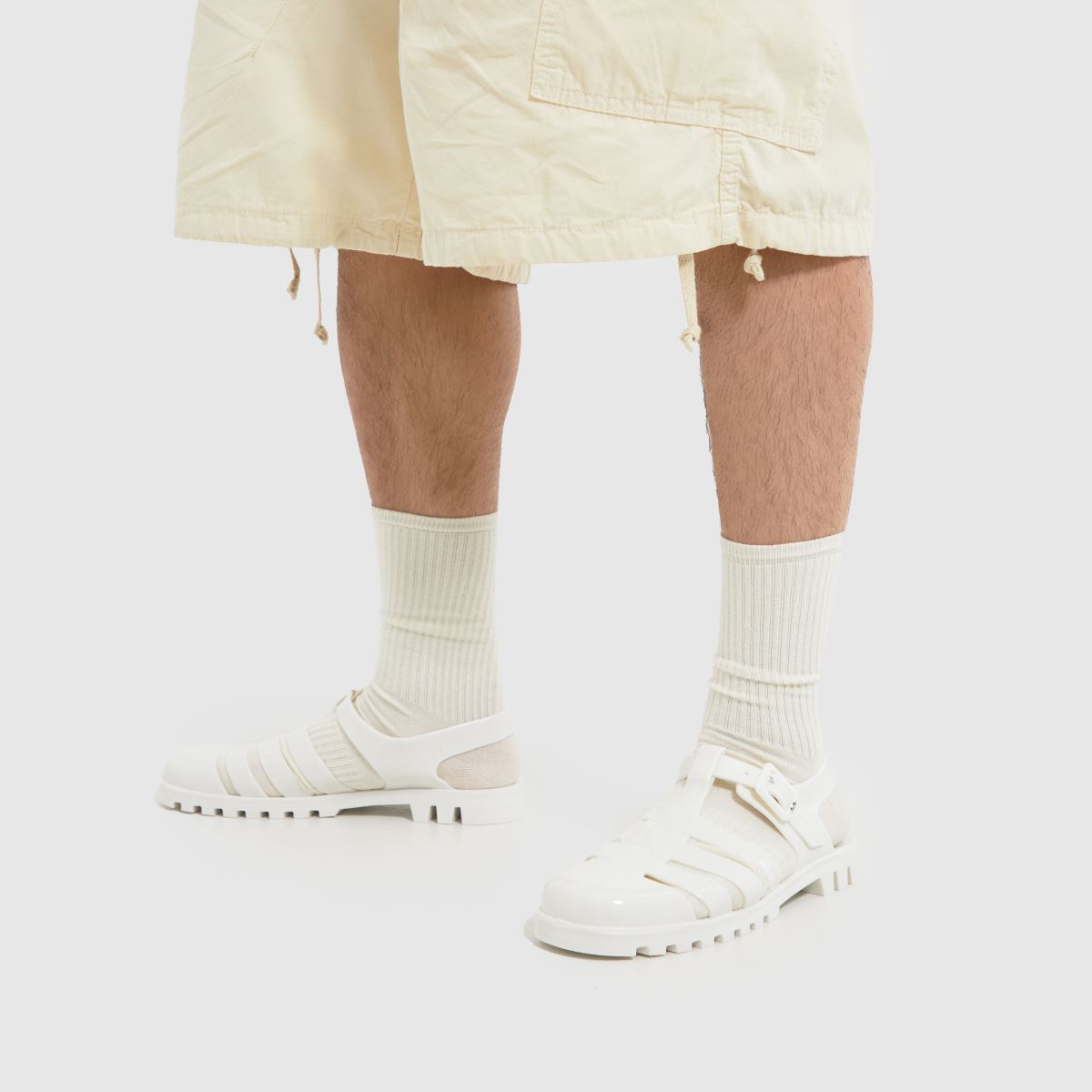 JUJU JELLIES – Naturfärgade maxi-fiskersandaler