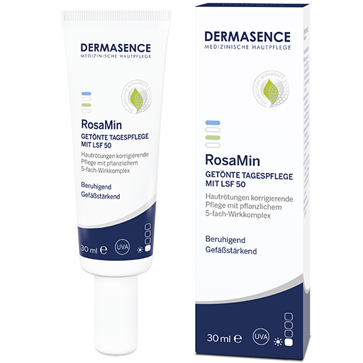DERMASENCE RosaMin Getönte Tagespflege mit LSF 50  30 ml  Creme