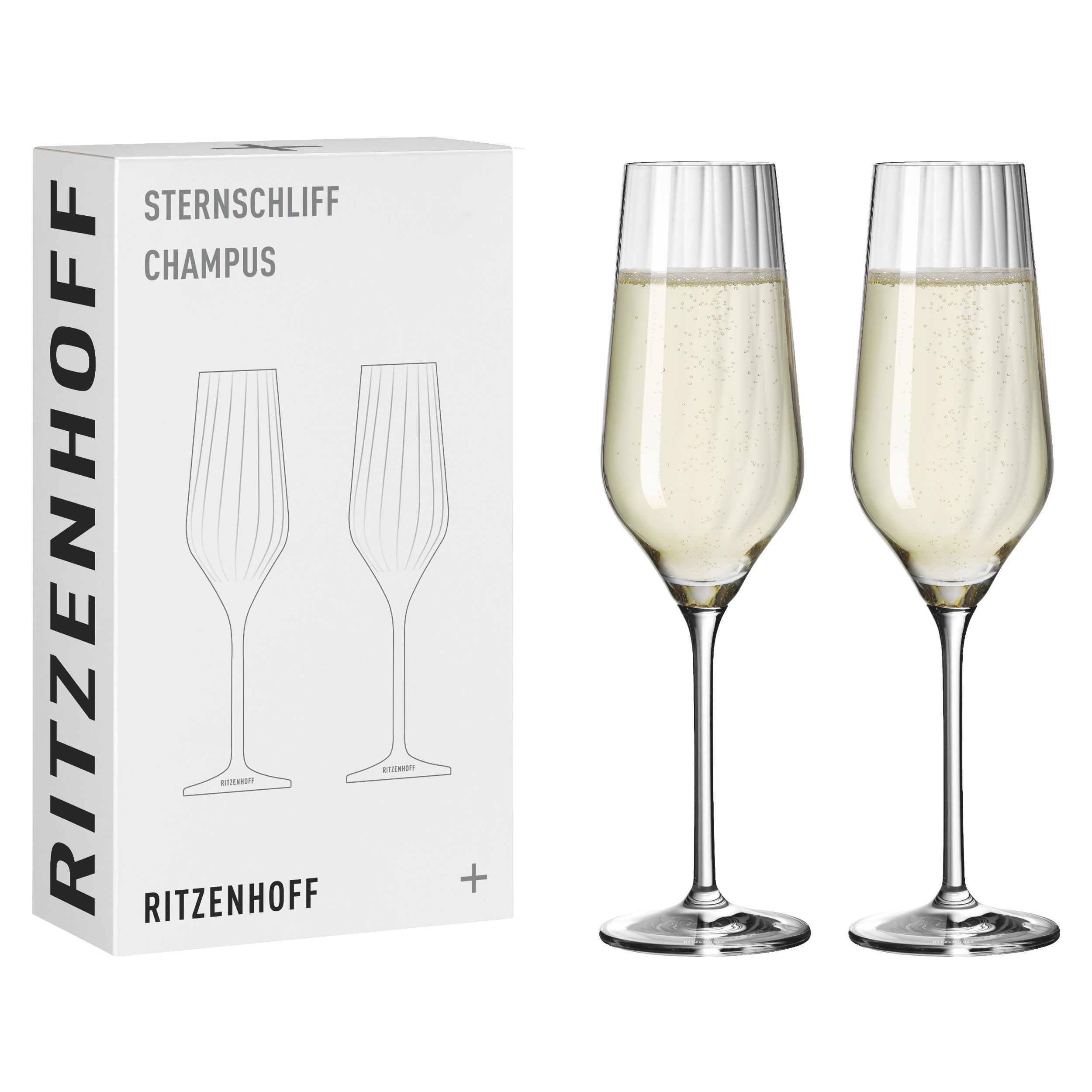 Ritzenhoff Cristal2er Champagnerglas 250ml