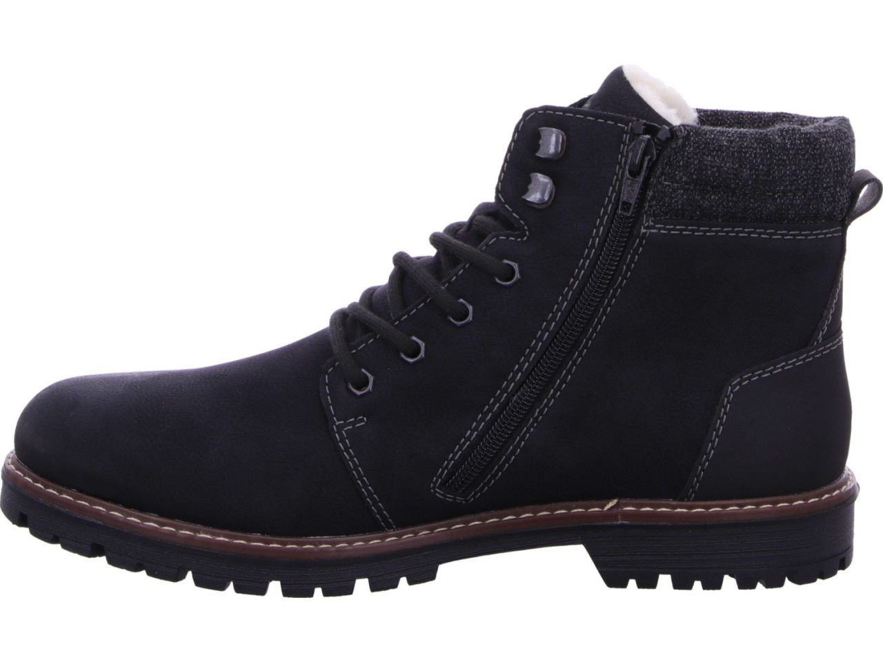 RIEKER Stiefeletten schwarz HWK Herren Stiefel