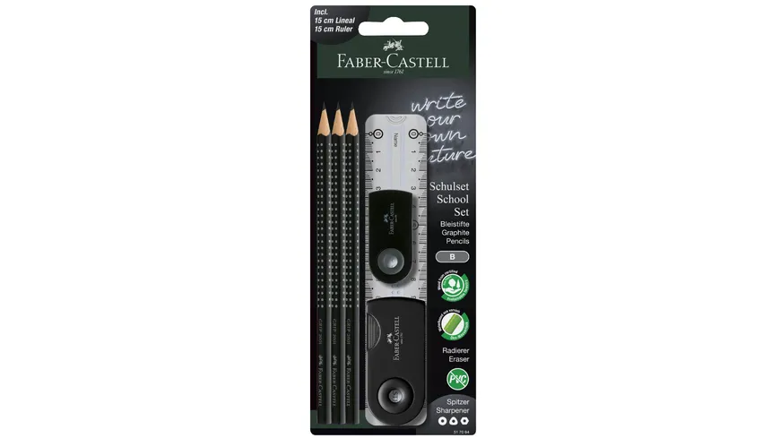 FABER-CASTELL Sleeve Set schwarz