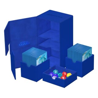 Ultimate Guard Twin Flip`n`Tray 200+ XenoSkin Monocolor - Blau