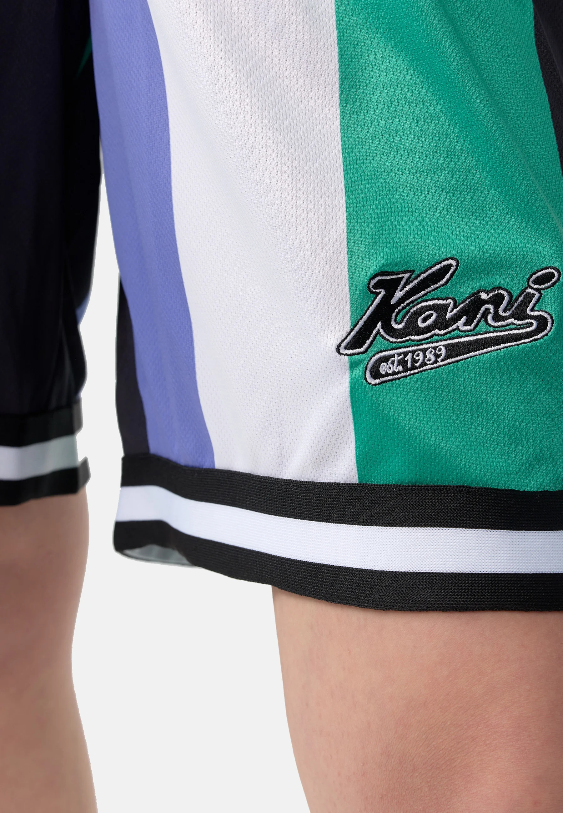 Karl Kani UNISEX DE RAYAS UNIVERSITARIAS - Pantalones cortos