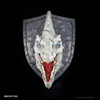 Dungeons & Dragons Replicas of the Realms: 3D Wand-Relief - White Dragon Trophy Plaque