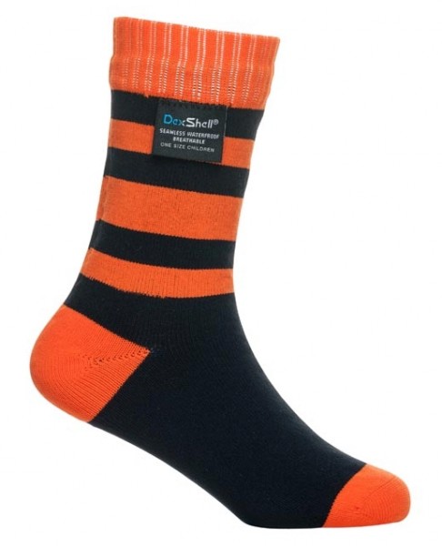 DexShell Kids ~ wasserdichte Socke ~ Smart Sock ~ tangelo red