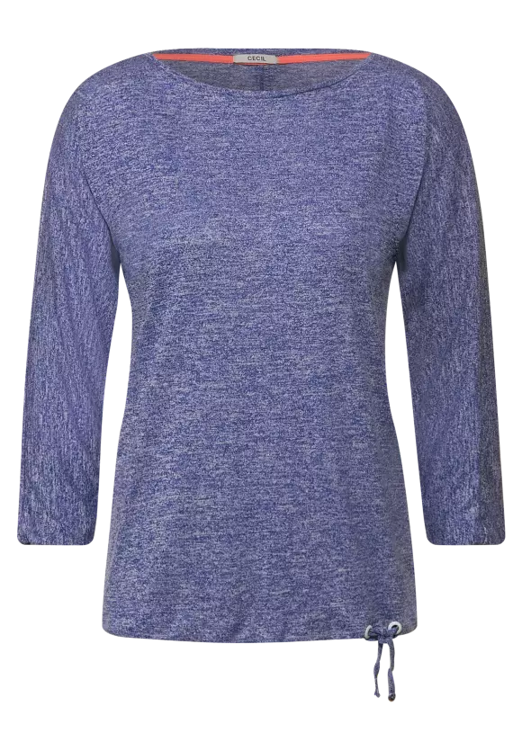 CECIL Shirt in Melangeoptik
