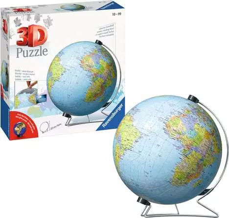 3D Puzzle Ball Globus in deutscher Sprache