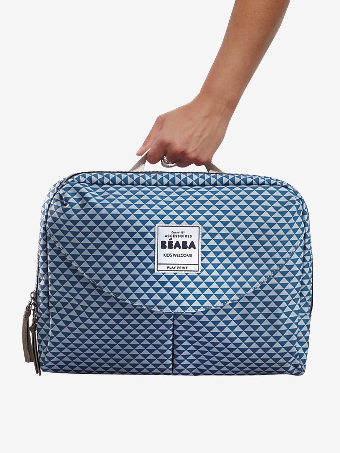 Sac à langer Genève II BEABA bleu imprimé