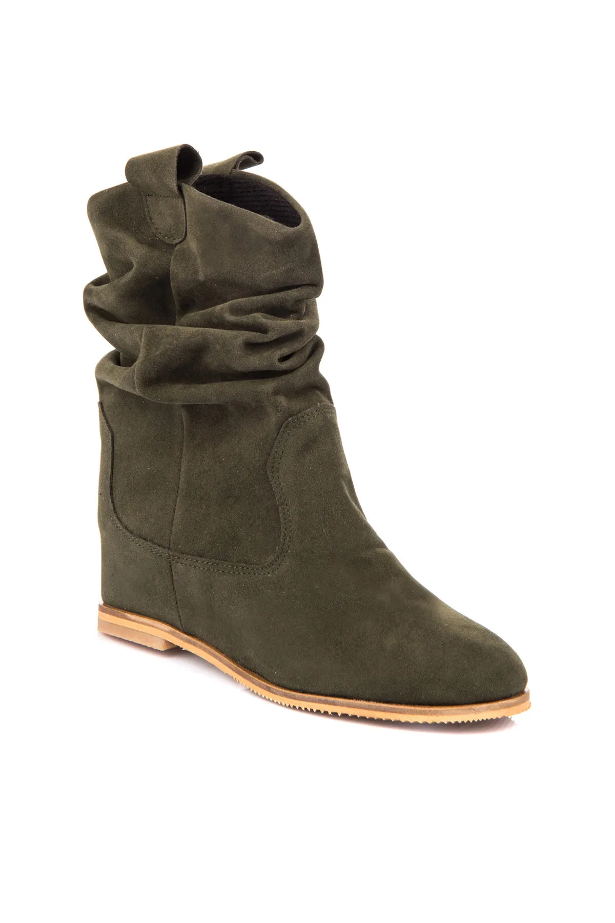 Fox Shoes  Khakifarbene Damenstiefel C735041202