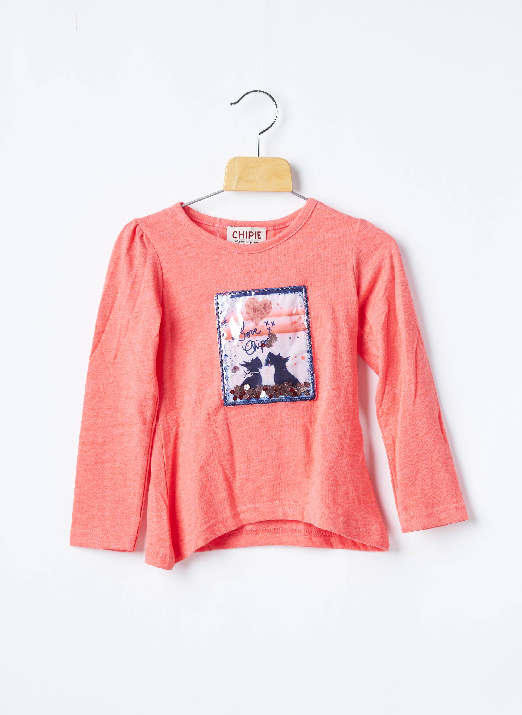 Chipie Tshirts Fille couleur orange