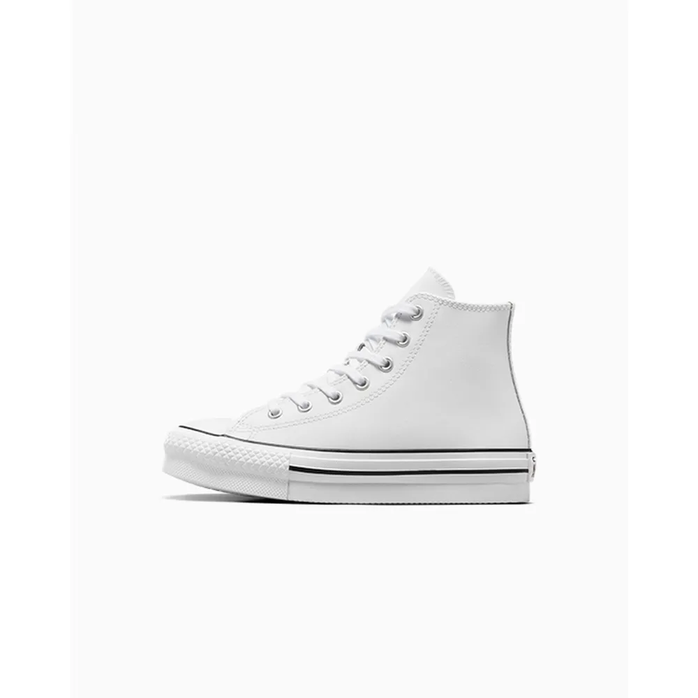 Converse Chuck Taylor All Star Lift Platform Leather A01016C / schwarz