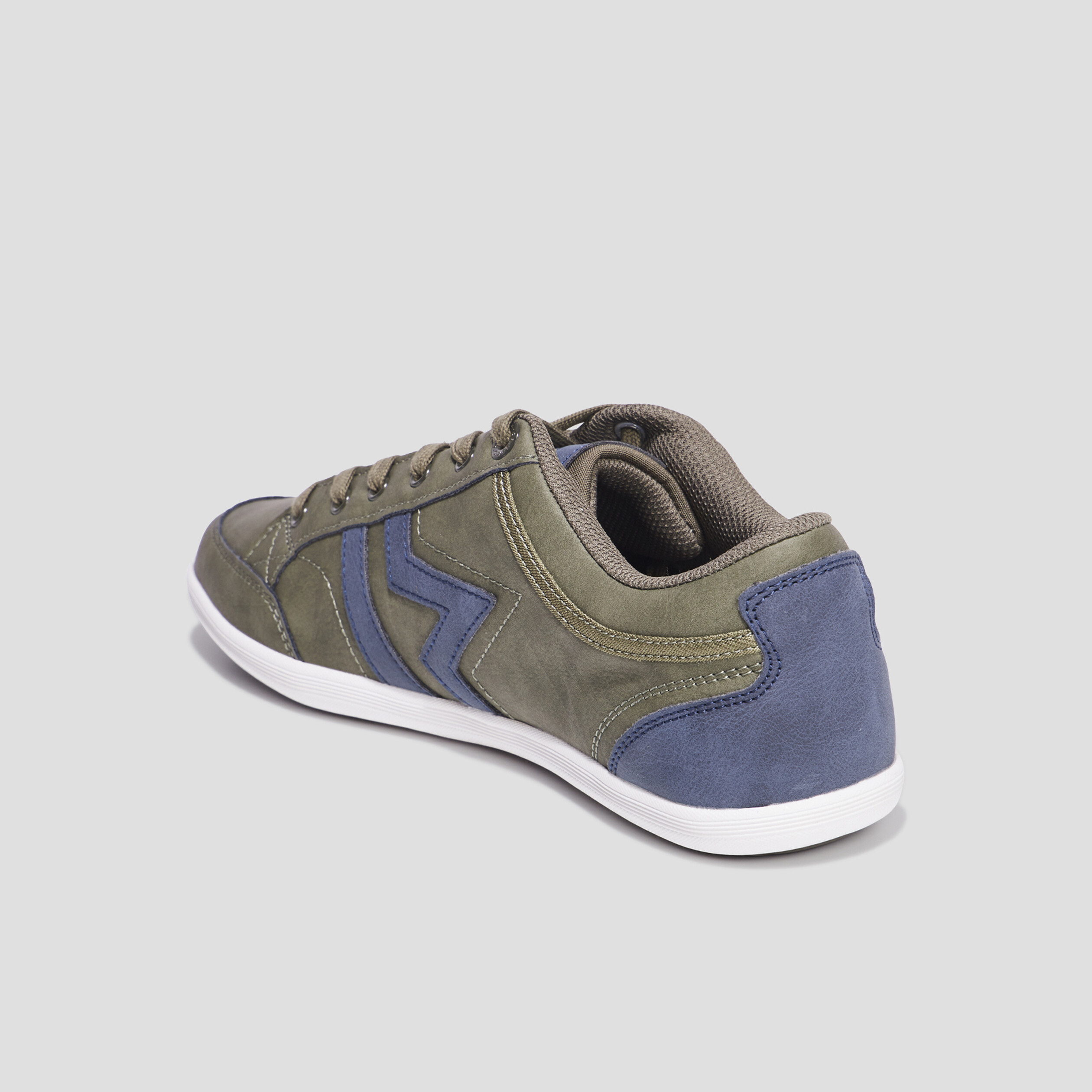 Baskets plates Creeks vert kaki homme | La Halle