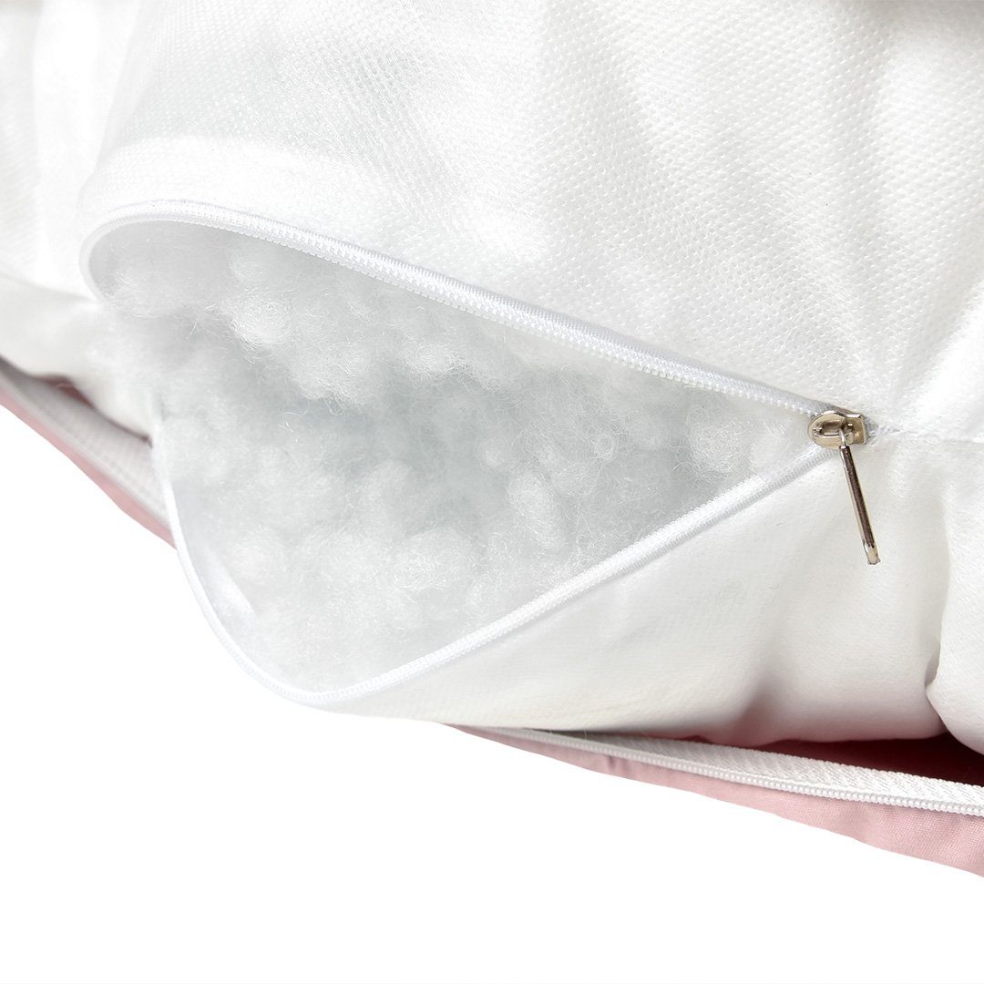 SEI Design Stillkissen Bodypillow - Körperkissen Puder/Taupe, 1 Stück inkl. Bezug, 1-tlg., Schwangerschaftskissen