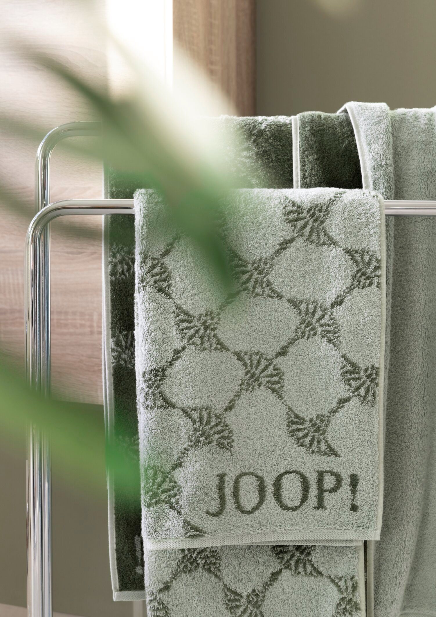 Joop! Waschhandschuh JOOP! LIVING - CLASSIC CORNFLOWER Waschhandschuh-Set (3-tlg)