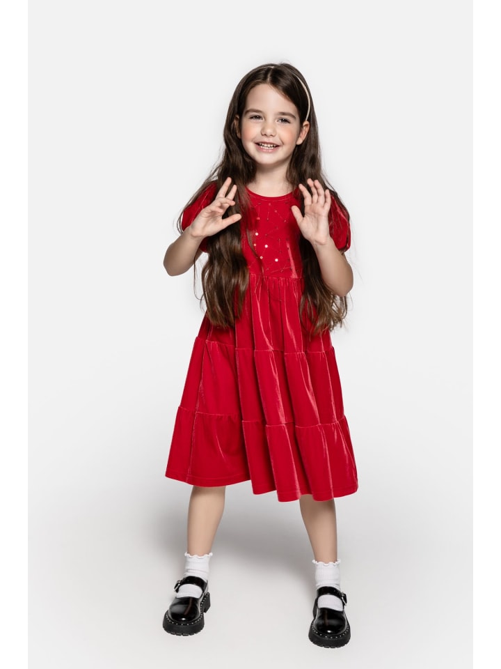Coccodrillo Stoffkleid in rot günstig kaufen