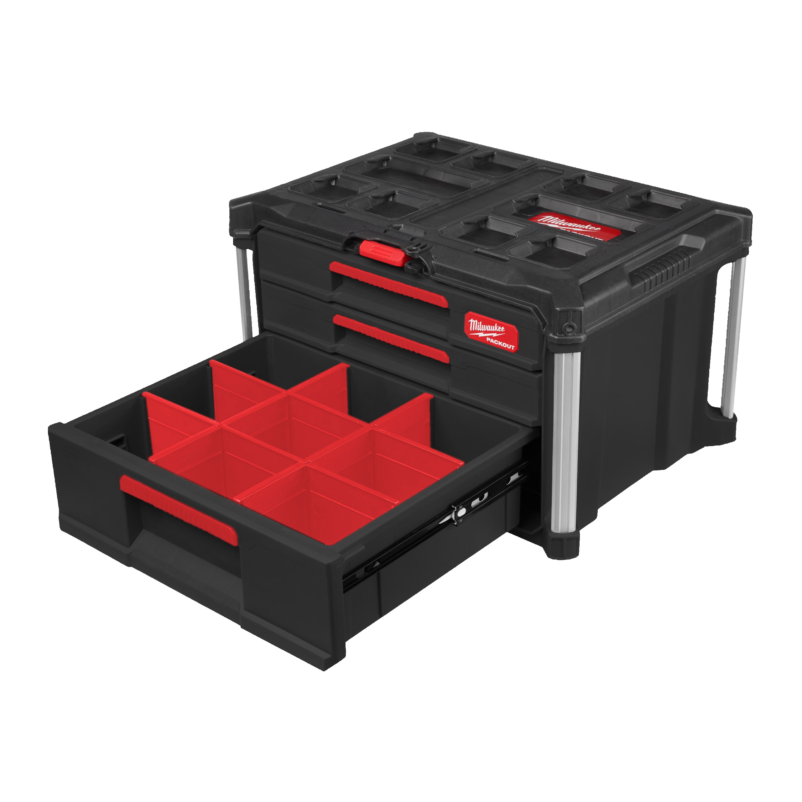 Αξεσουάρ Milwaukee 4932493190 Θήκη εργαλείων PACKOUT™ 2 + 1 συρτάρια