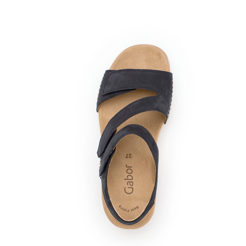 Gabor fashion Keilsandalette blau