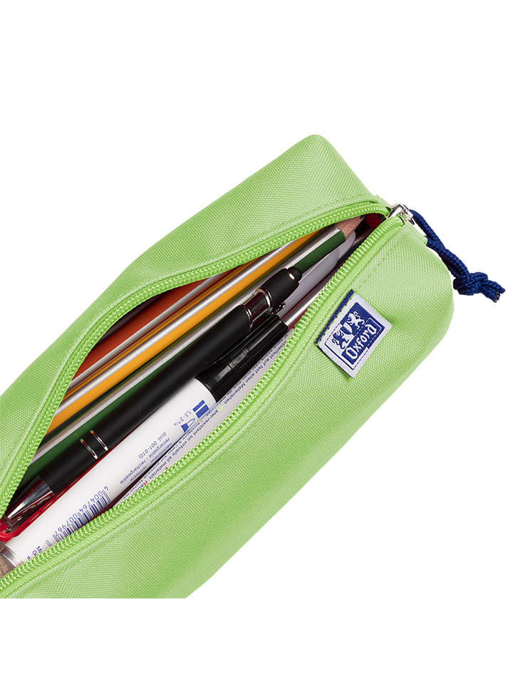 Oxford Federmäppchen in Hellgrün - (B)23,5 x (H)7,5 x (T)7,5 cm günstig kaufen onesize