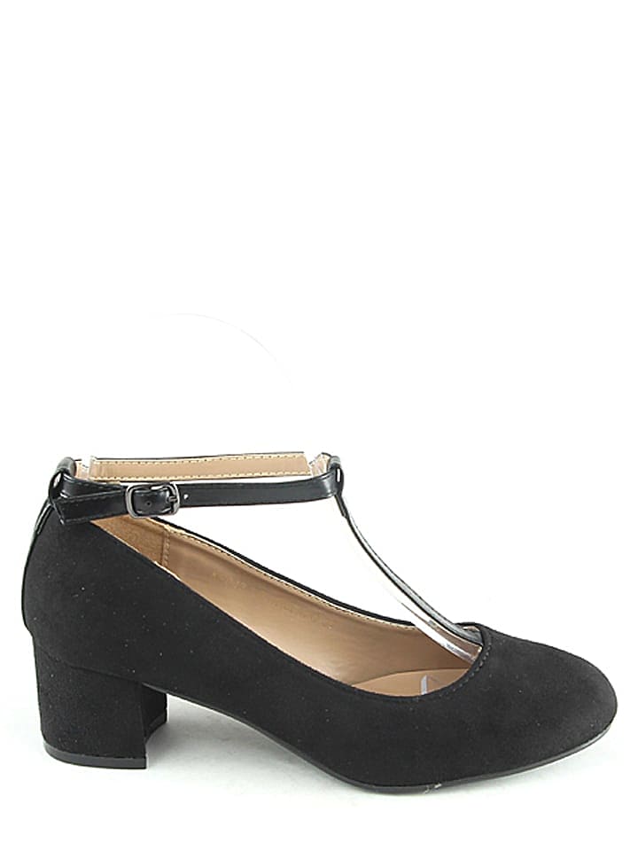 Poti Pati Spangenpumps in Schwarz günstig kaufen 39