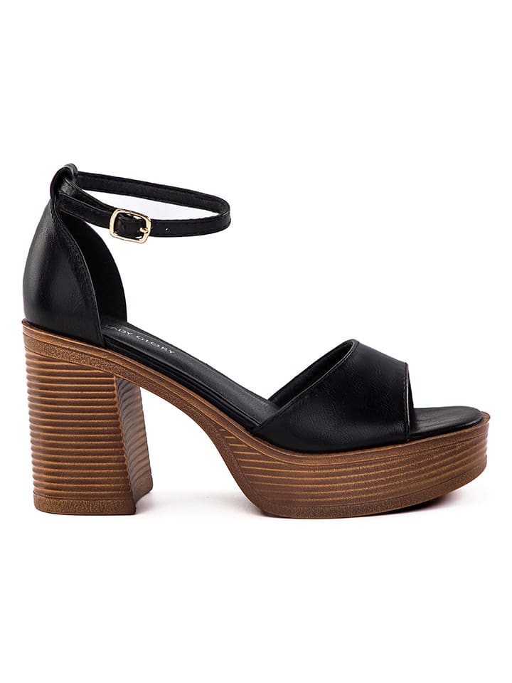 Foreverfolie Sandaletten in Schwarz günstig kaufen