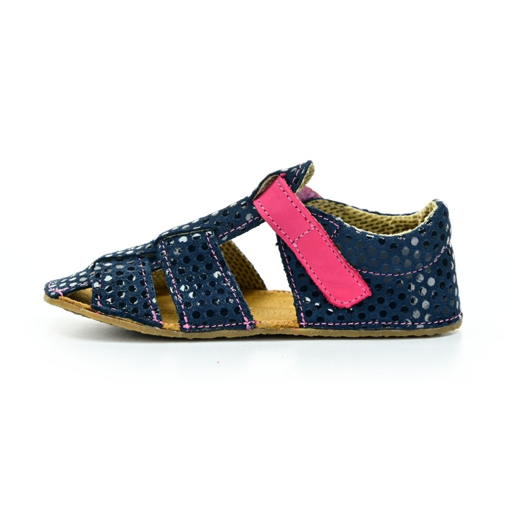 Ef Granat Kropki Barfußsandalen