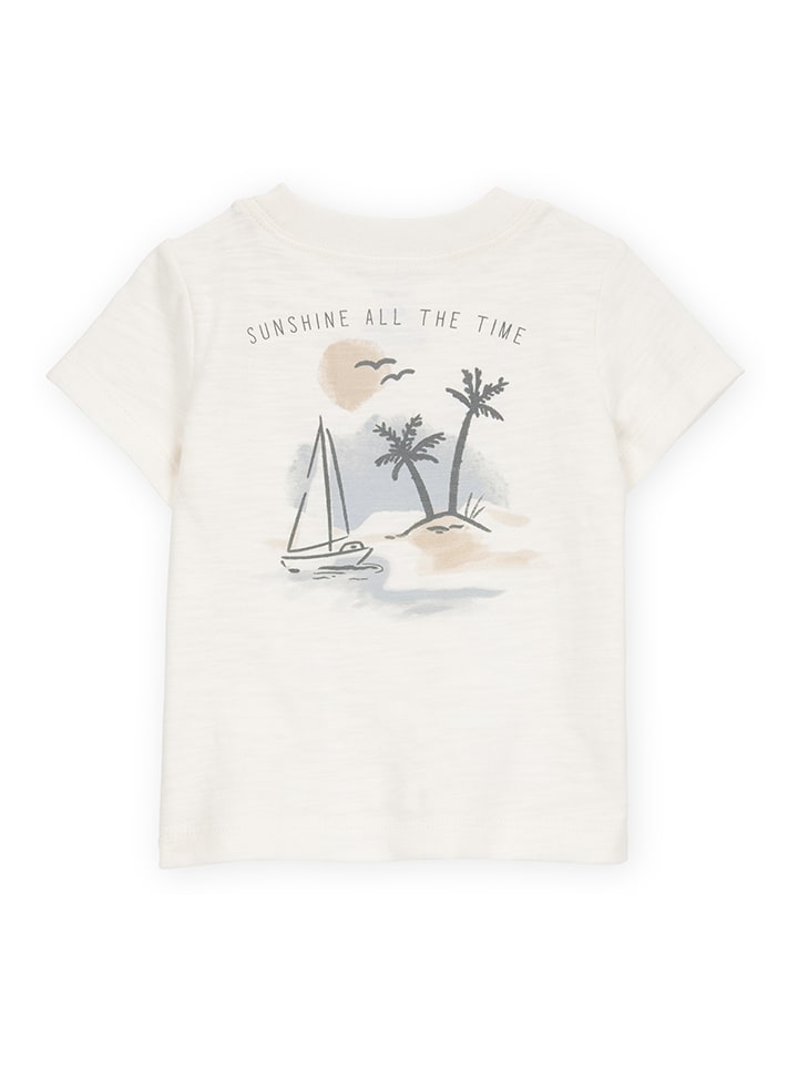 carter's 3tlg. Outfit in Blau/ Beige/ Creme günstig kaufen