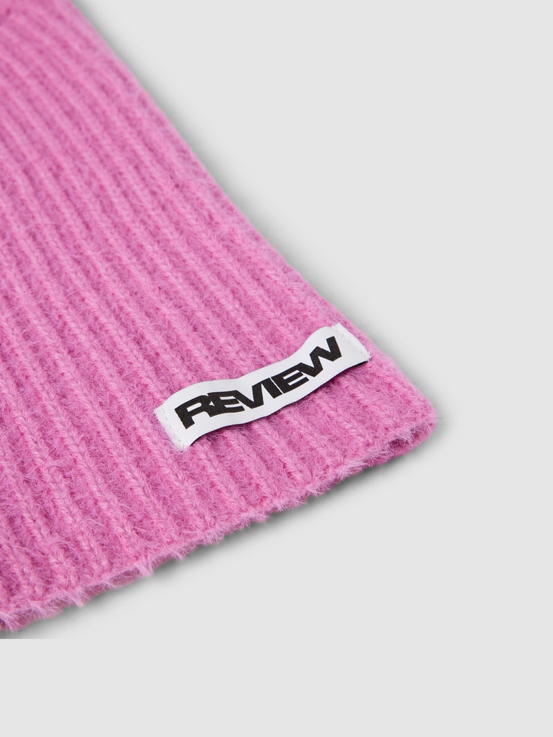 alaklava mit Label-Detail in pink