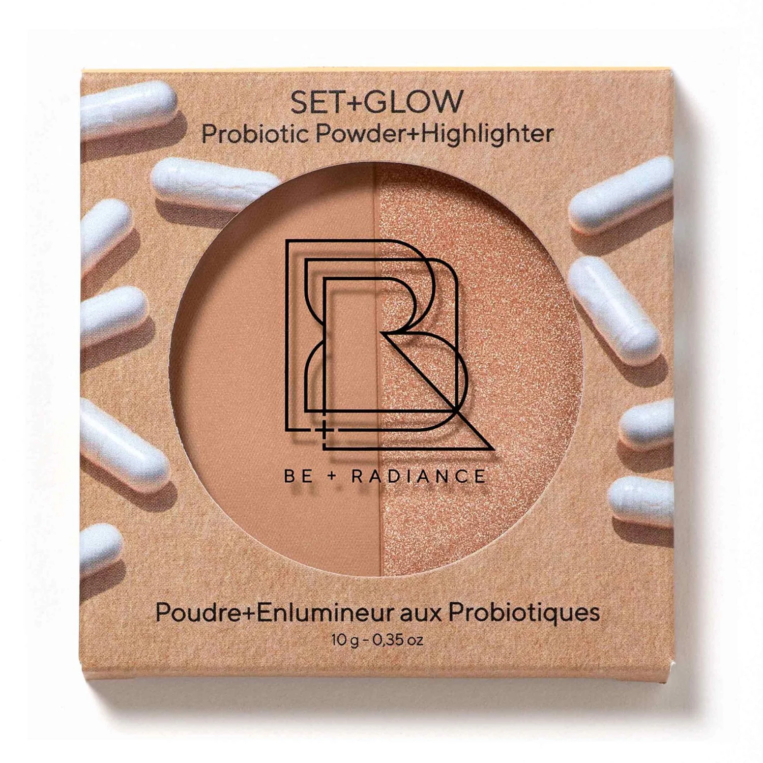 BE + Radiance SET + GLOW Powder + Probiotic Highlighter