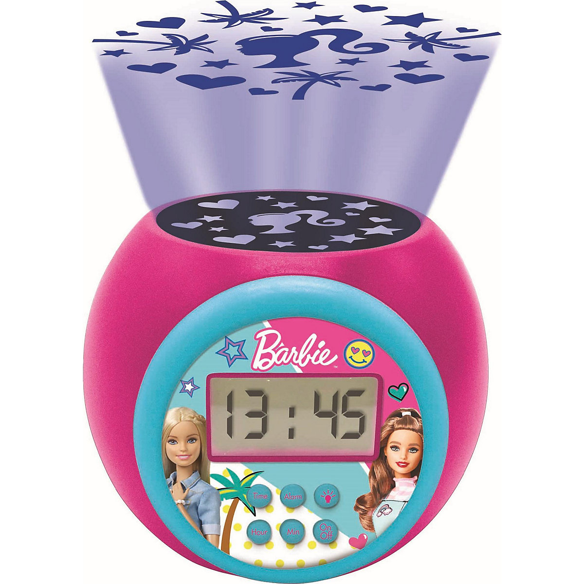 Barbie Wecker mit Projektion