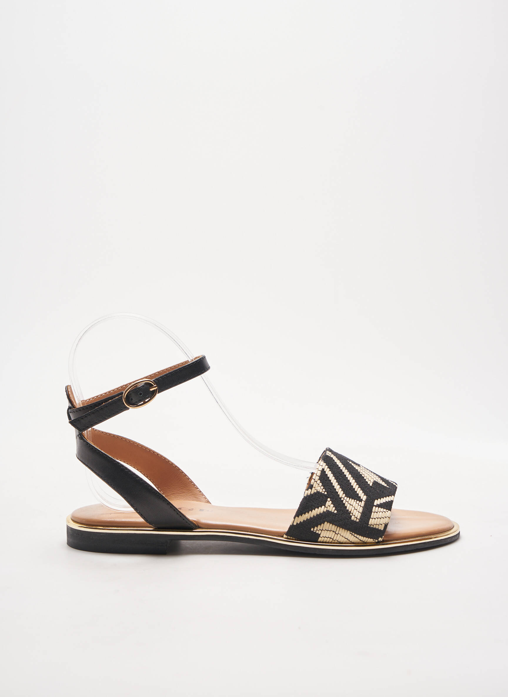 Adige Sandales Nu Pieds Femme couleur noir