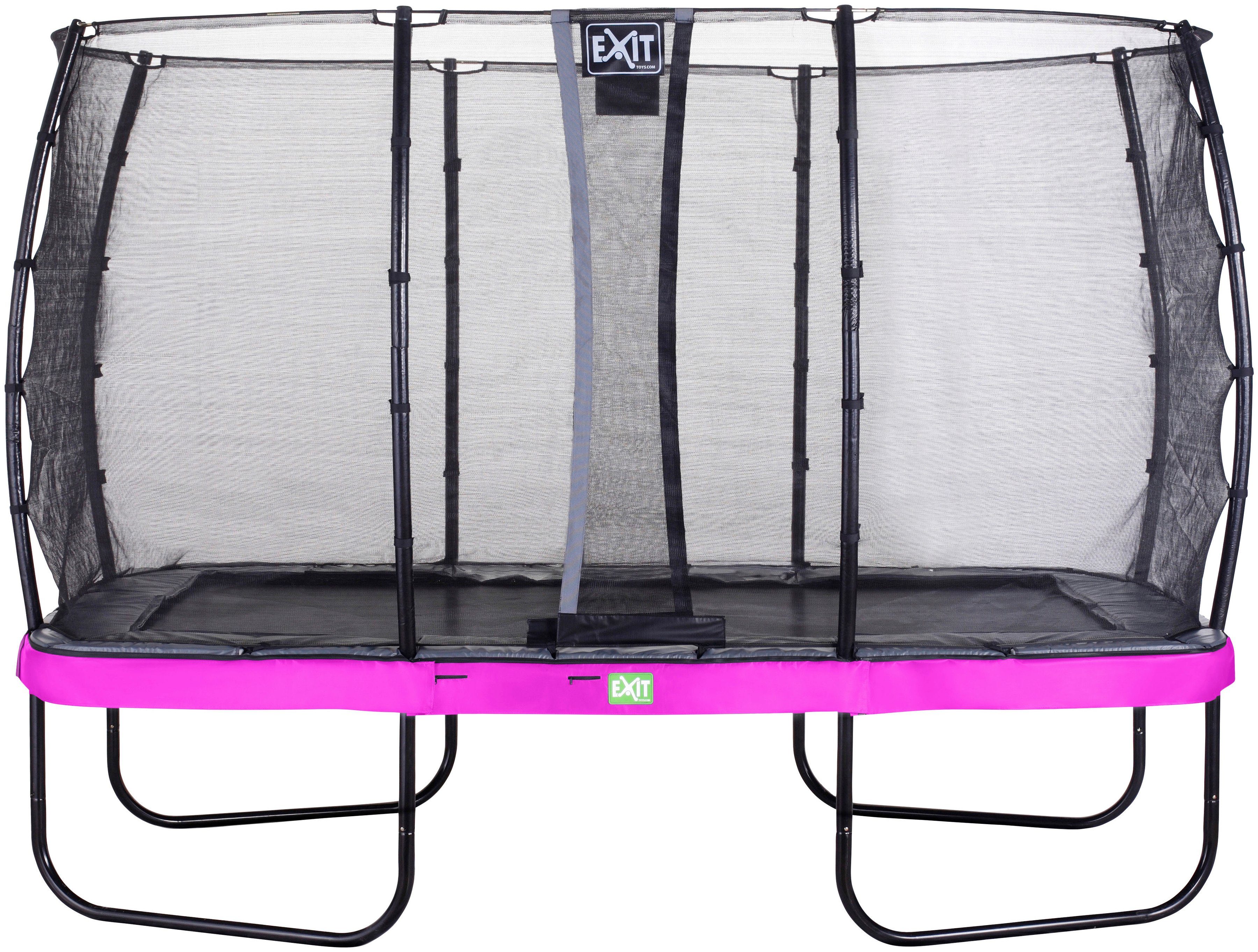 EXIT Gartentrampolin Elegant, BxT: 266x437 cm, mit Economy Sicherheitsnetz