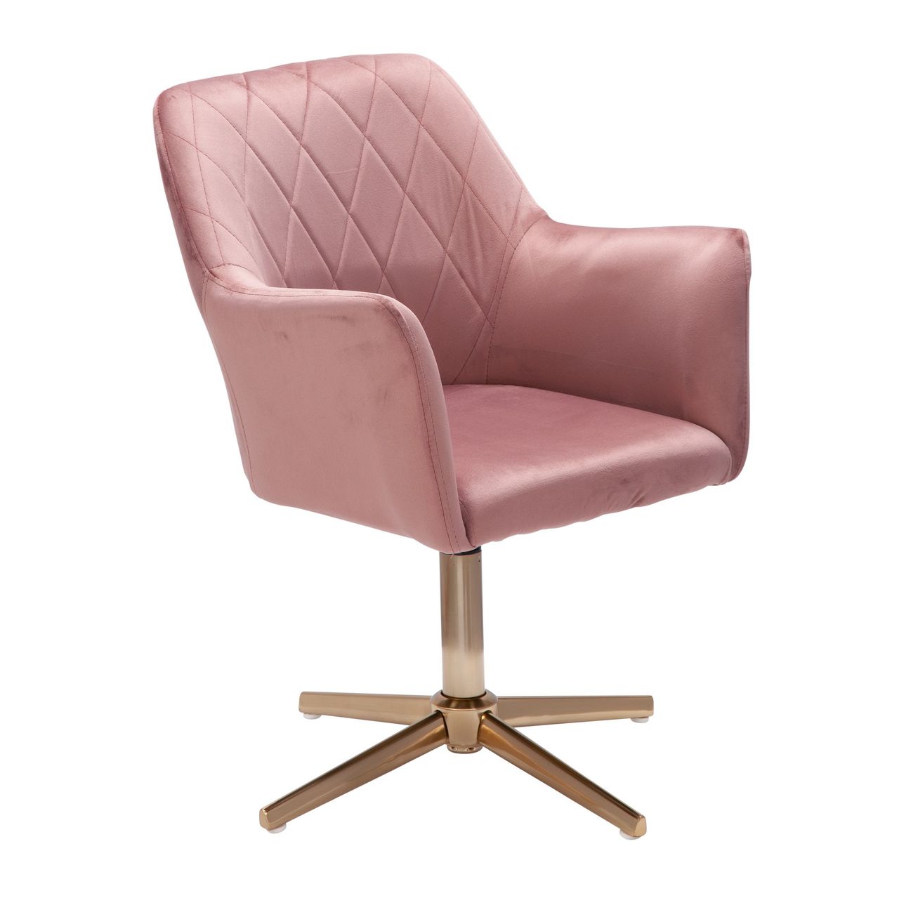 Wohnling Drehstuhl 97 x 55 x 55 cm Rosa