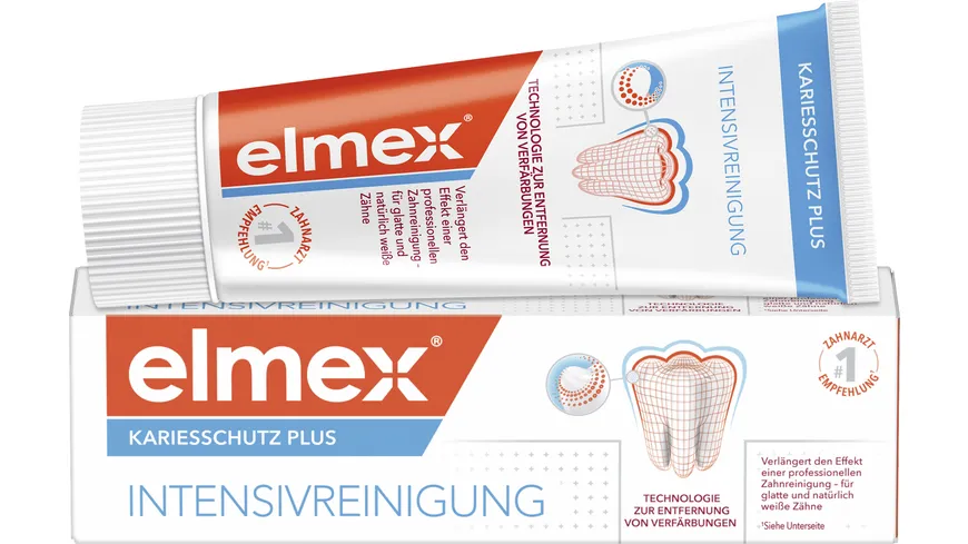 elmex Intensivreinigung Spezialzahnpasta gegen Zahnverfärbung 50 ml