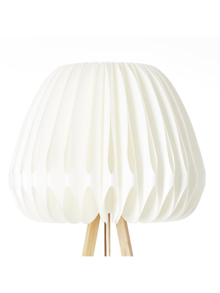 Brilliant Standleuchte, dreibeinig Inna ⌀ 62 cm in holz hell/weiß günstig kaufen onesize