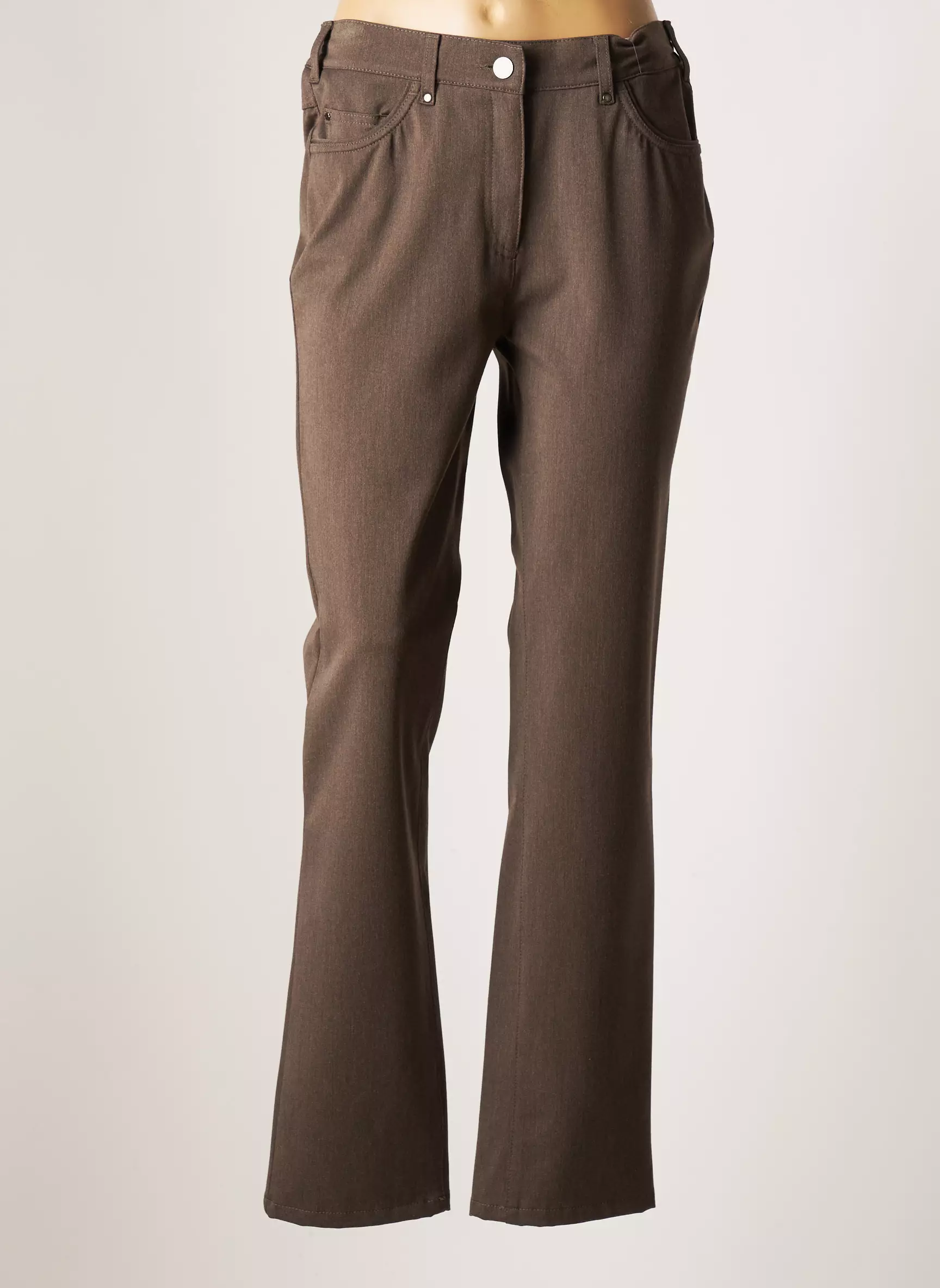 Gerke My Pants Pantalons Droits Femme couleur marron