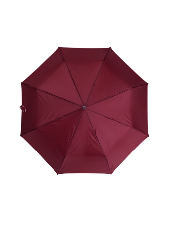 COFI 1453 Teleskop-Taschenschirm mit Schutzhülle Wasserfeste Regenschirme in Weinrot günstig kaufen onesize