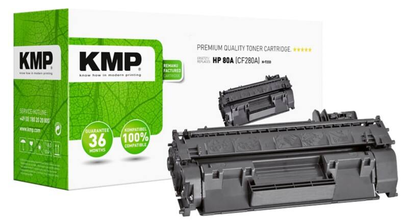 Kompatible KMP HP 80A Tonerkartusche CF280A Schwarz