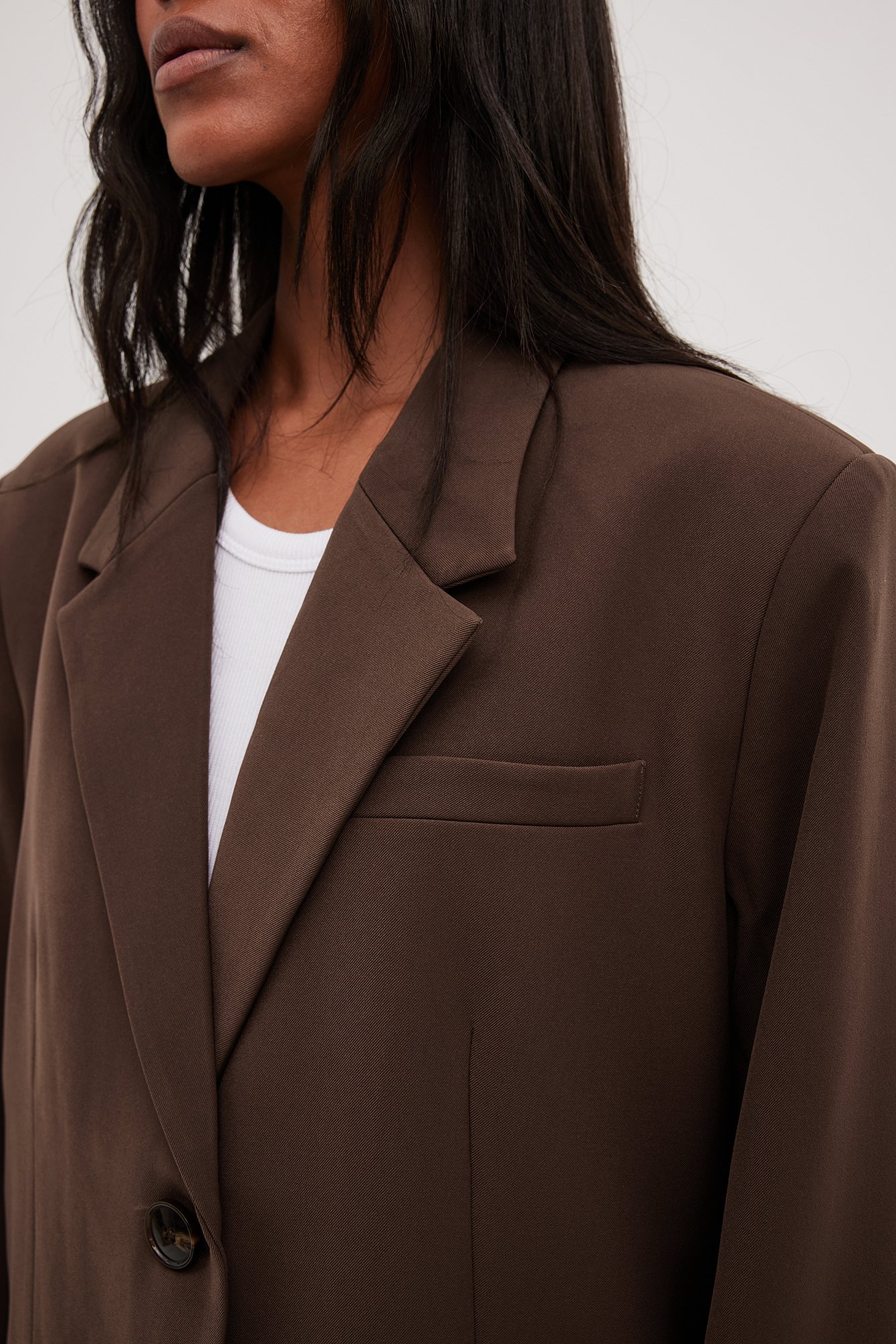 Lässiger Blazer mit Oversize-Passform