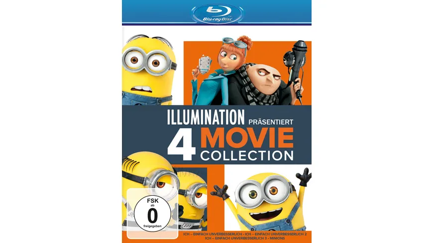 Ich - Einfach unverbesserlich 1-3 & Minions [4 BRs]