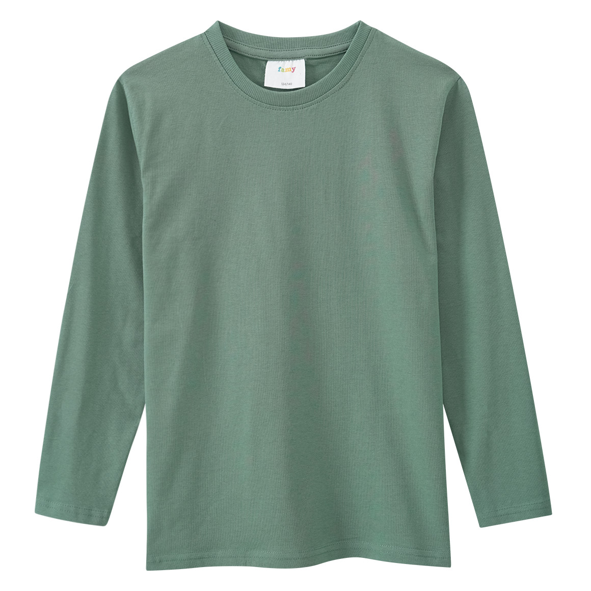 2 Jungen Langarmshirts im Basic-Look